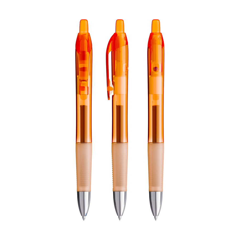 BIC® Intensity® Gel Clic Transparent Orange/ Transparent Orange/ Blaue Tinte