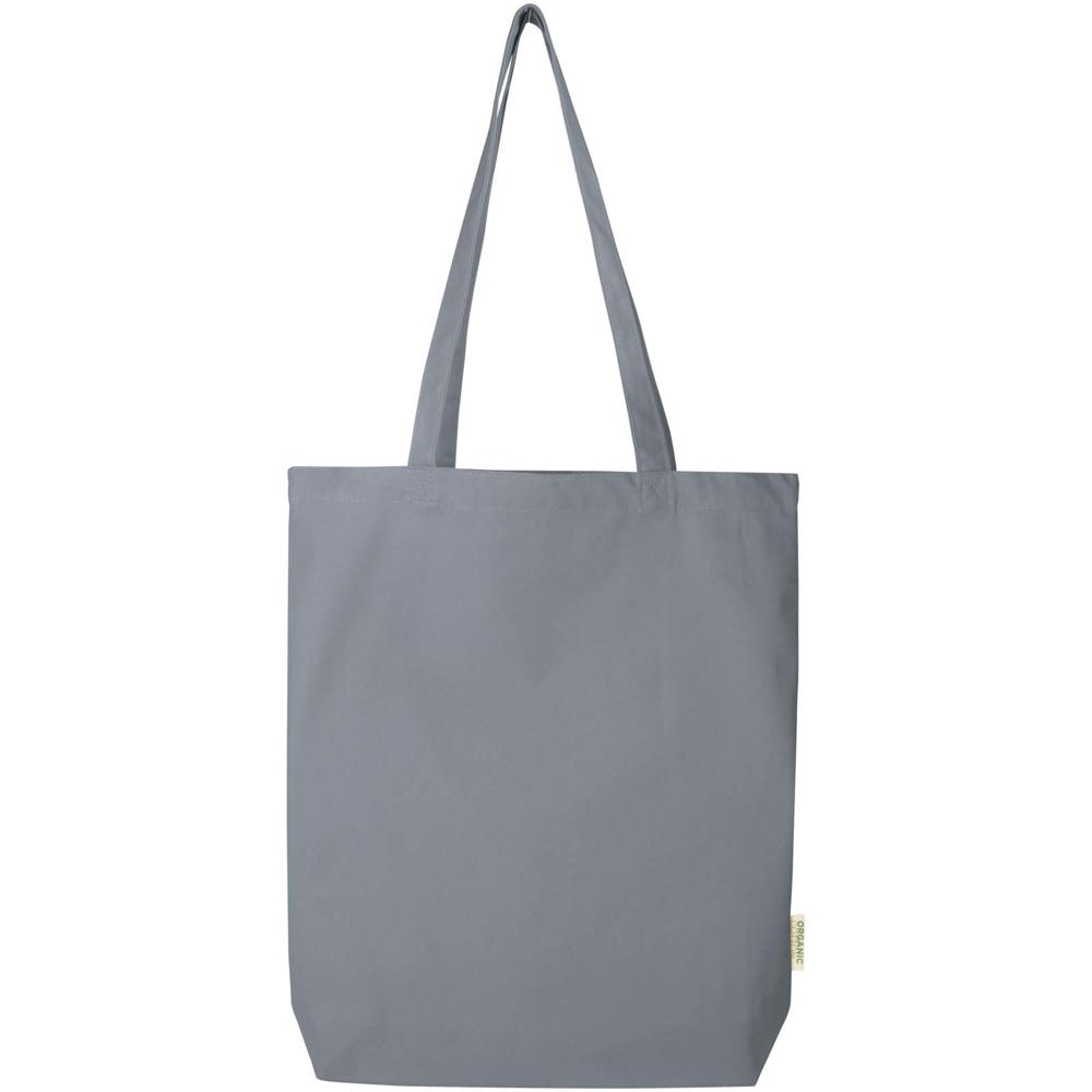 Sac shopping Odisha de 10 L bio certifié OCS 270 g/m² gris