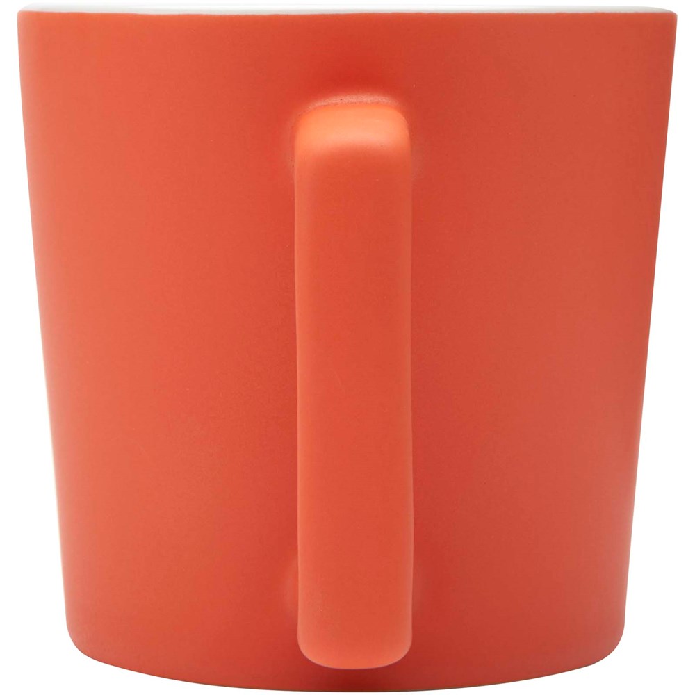 Tasse Cali de 370 ml en céramique avec finition mate Orange