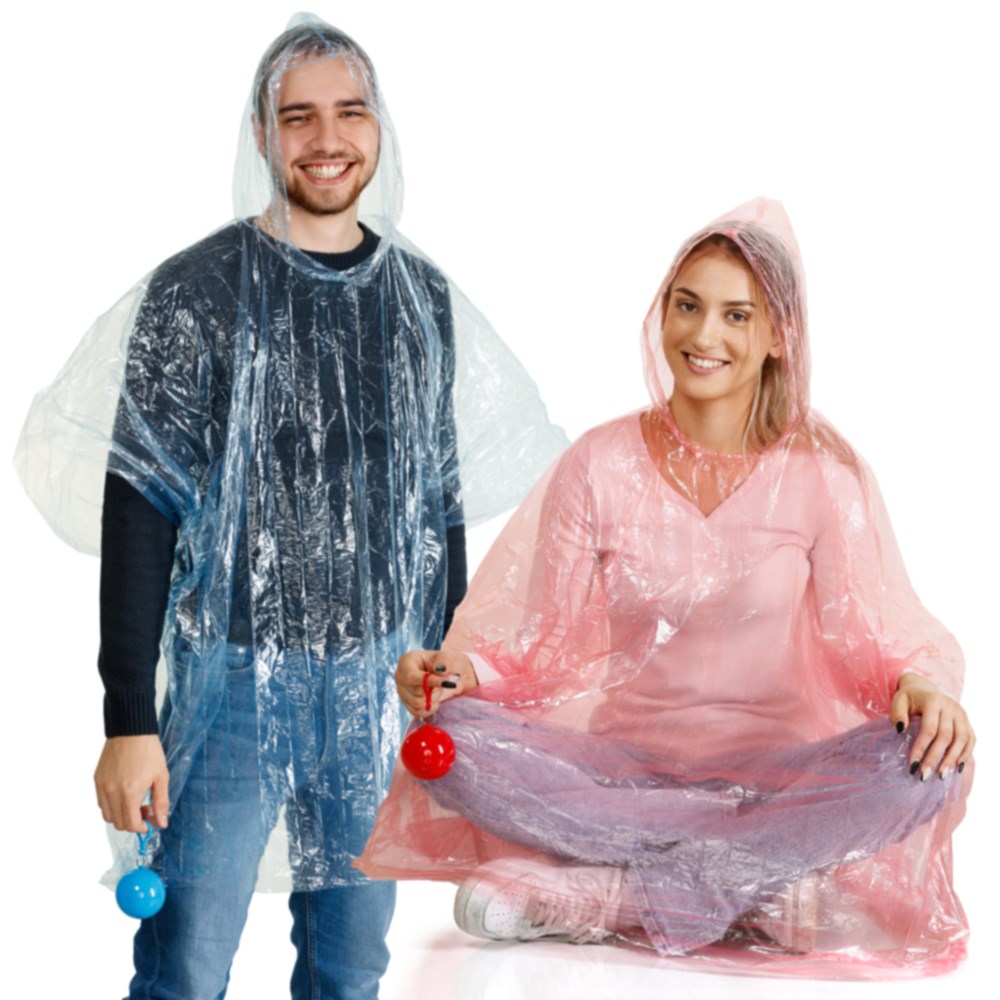 Regenponcho Notfall rot
