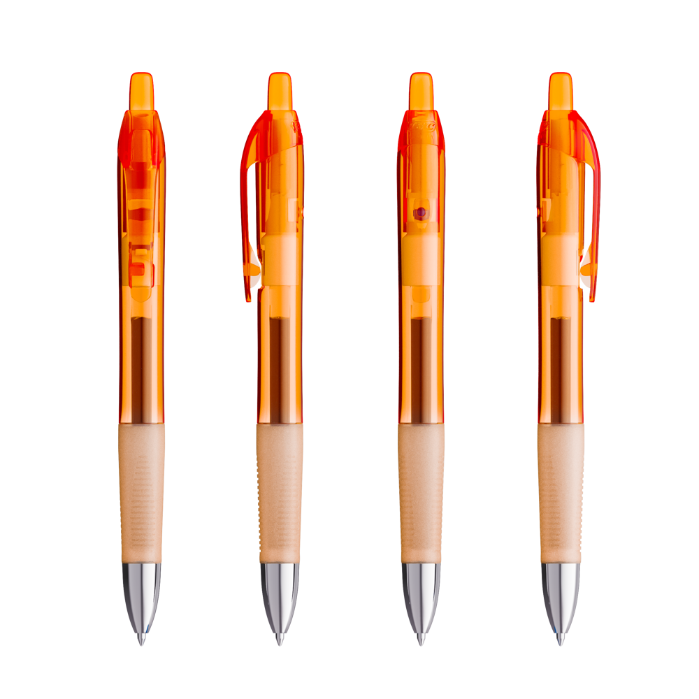 BIC® Intensity® Gel Clic Transparent Orange/ Transparent Orange/ Blaue Tinte