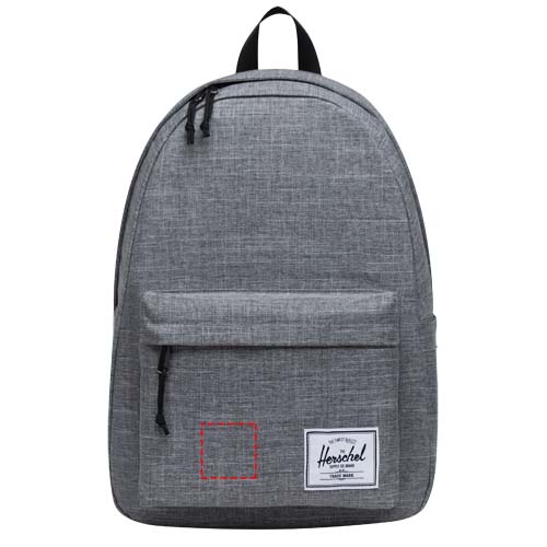 Herschel Classic™ recycelter Laptop-Rucksack 26 L heather grau