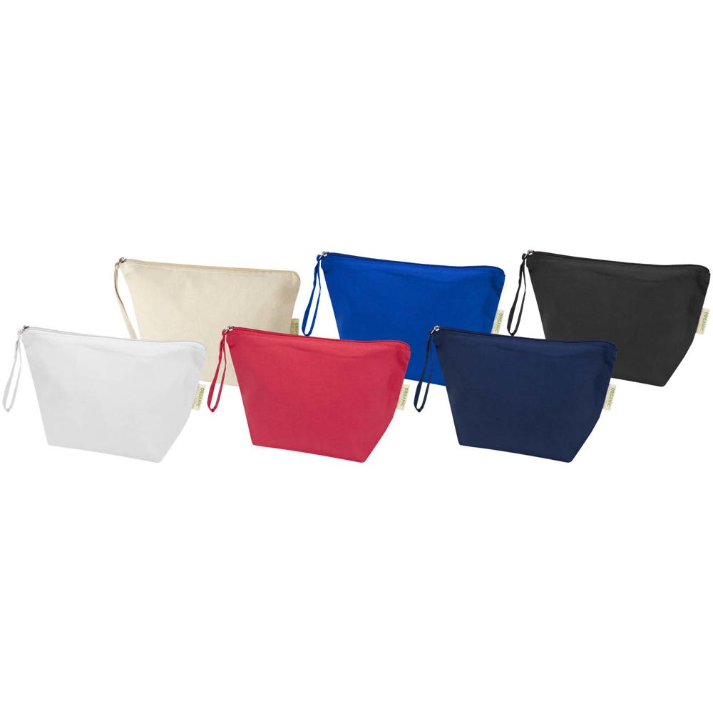 Grande pochette à accessoires Odisha de 3 L bio certifiée OCS 180 g/m² noir