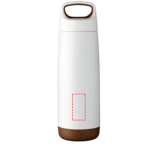 Valhalla 600 ml Kupfer-Vakuum Isolierflasche weiss