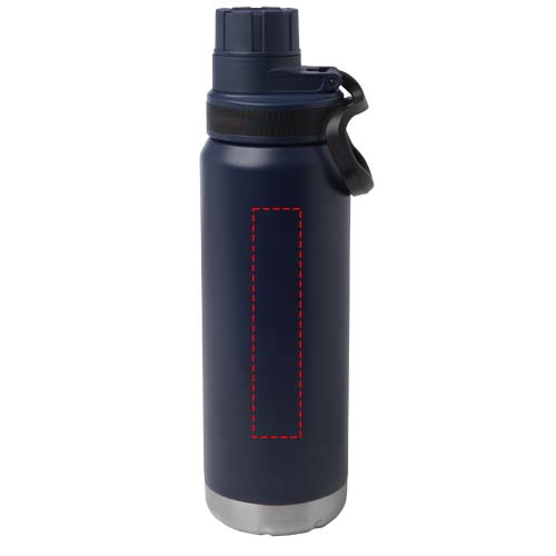 Fortis 700 ml RCS-zertifizierte Kupfer-Vakuum Isolierflasche aus recyceltem Edelstahl (Kohlensäure geeignet) navy