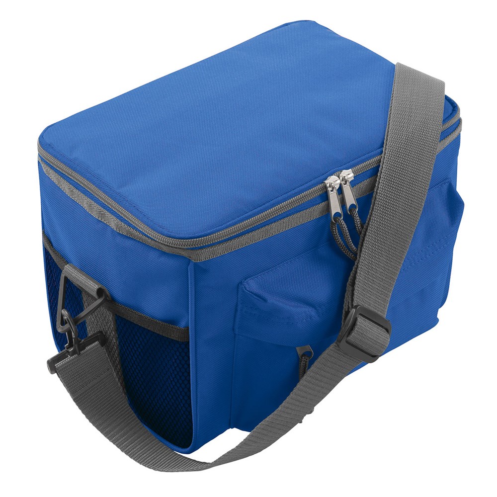 Die Kühltasche Norway ist ideal für unterwegs, beim Picknick oder Einkaufen. ✔ Werbeartikel ✔ mit Logo bedruckbar blau