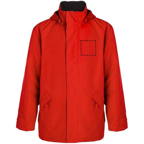 Europa isolierte Jacke Unisex rot