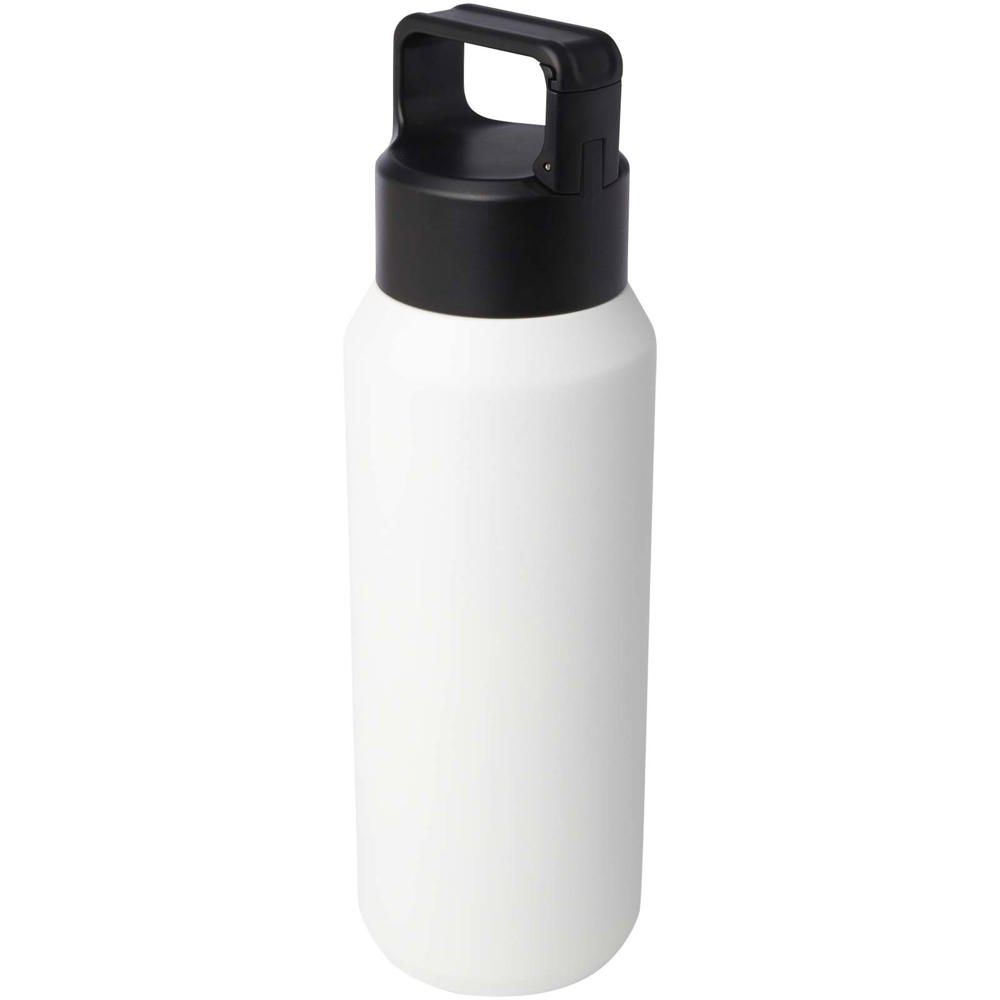 Astra 600 ml RCS-zertifizierte Kupfer-Vakuum Isolierflasche aus recyceltem Edelstahl (Kohlensäure geeignet) weiss