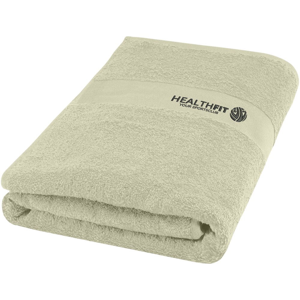 Amelia 450 g/m² Baumwollhandtuch 70 x 140 cm hellgrau