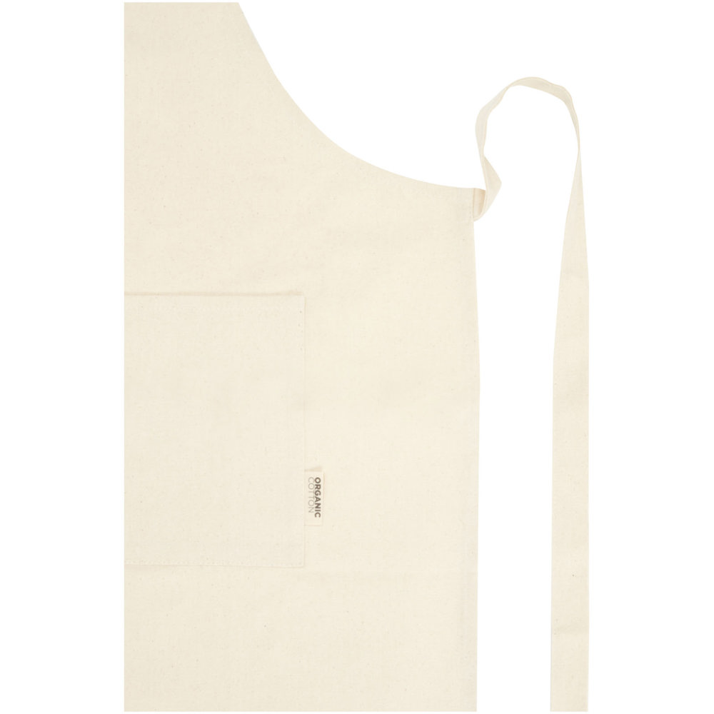 Tablier Orissa en coton biologique de 200 g/m2 Naturel