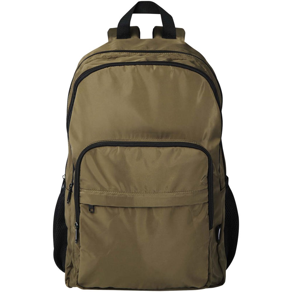 Sac à dos pour ordinateur portable 15'' Trend Plus recyclé certifié GRS de 20L Vert forêt