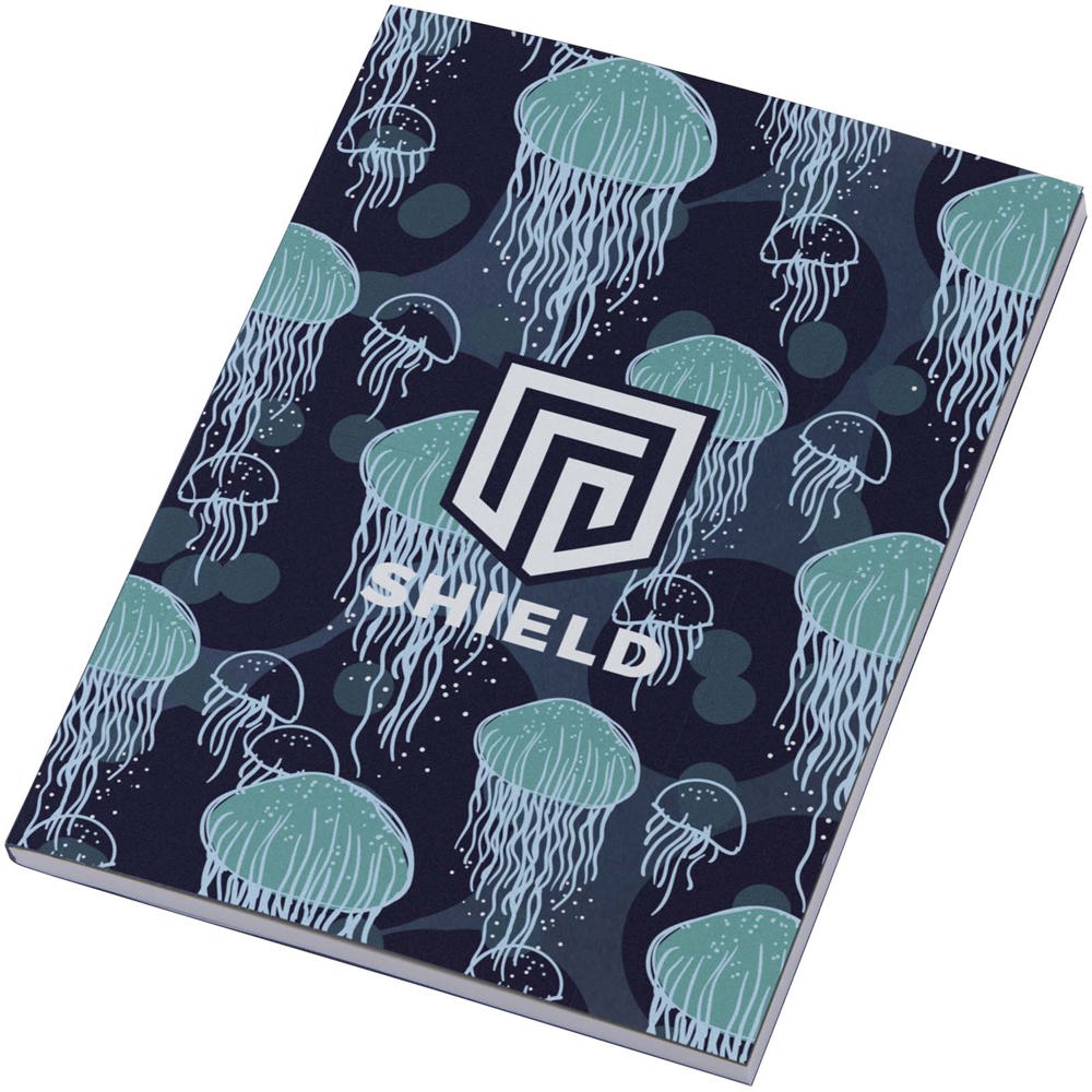 Cahier à couverture souple Novella Austen Colours A6 de 50 feuilles Bleu