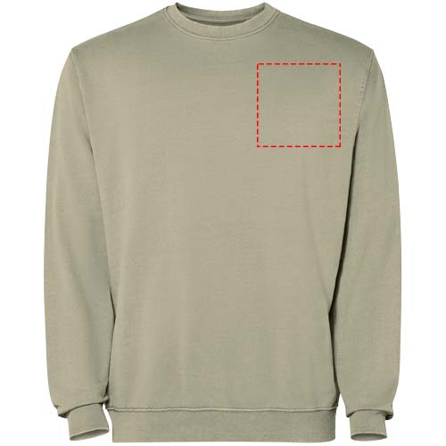 Jaya Pullover mit Rundhalsausschnitt Unisex khaki