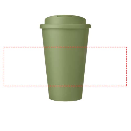 Gobelet isotherme Americano® POP 350 ml avec couvercle anti-éclaboussures Vert bruyère