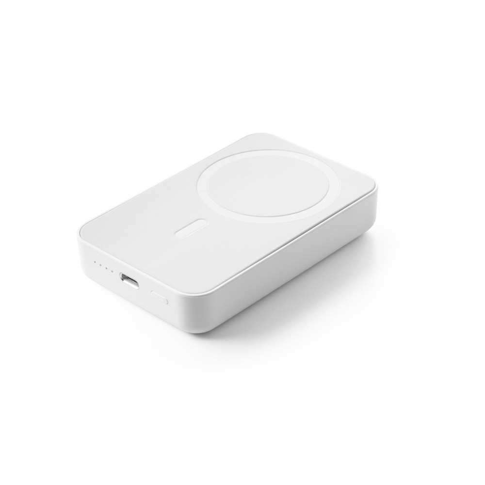 AMPERE 10. Magnetische Powerbank mit 10'000 mAh und superschnellem kabellosem Ladegerät (15 W) aus R