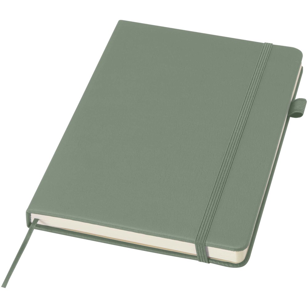 Carnet Liss A5 à couverture rigide en plastique recyclé Vert bruyère