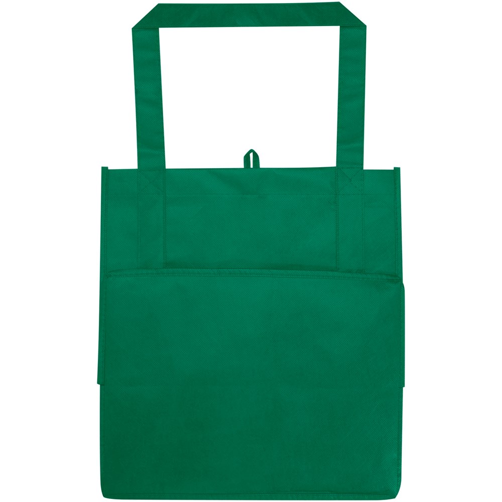 Liberty Tragetasche mit hartem Boden aus recyceltem GRS Non Woven 6 L grün