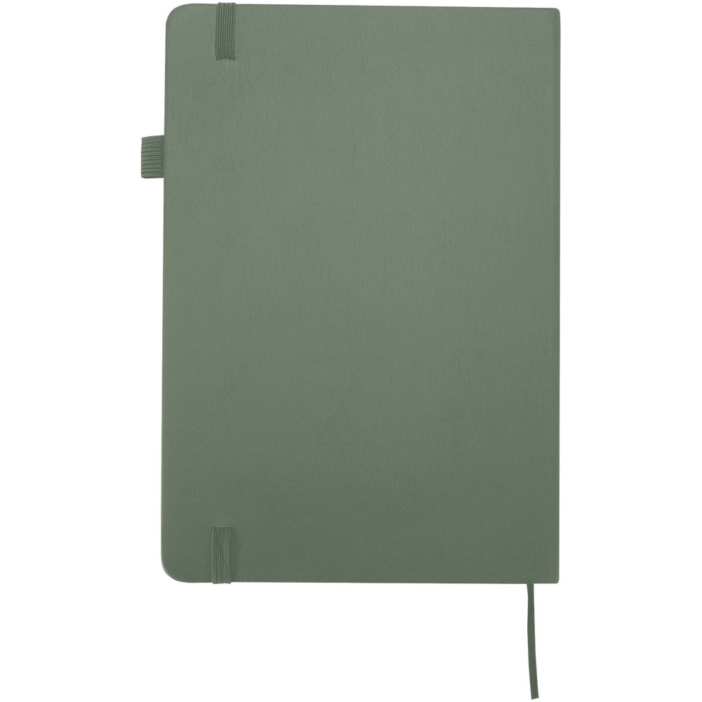 Carnet Liss A5 à couverture rigide en plastique recyclé Vert bruyère