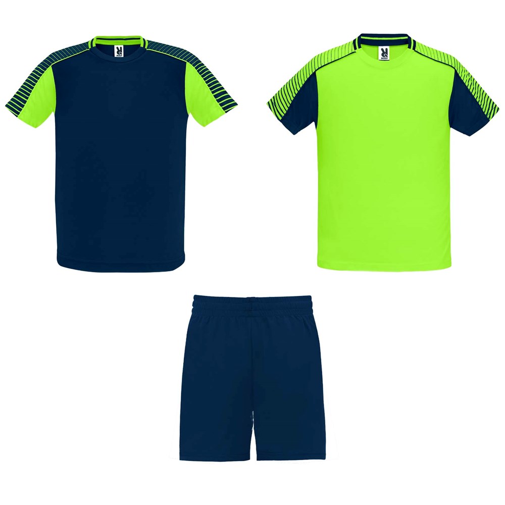 Juve Sport-Set Unisex Fluor Green, Navy Blue