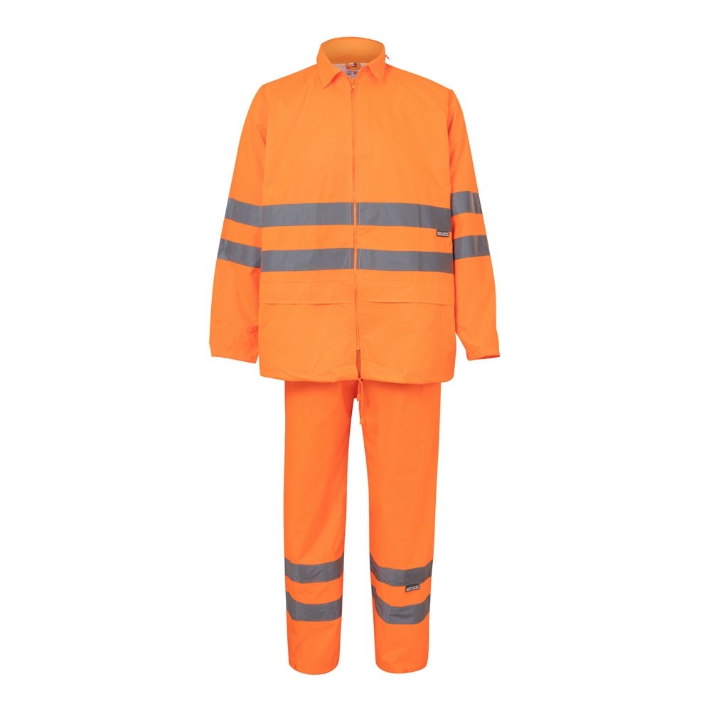 VL VENUS Regenanzug (130g/m²), aus Polyester (100%) mit PU-Beschichtung Hexachrome orange
