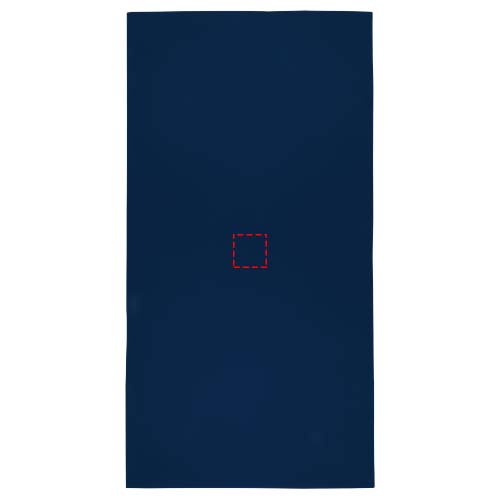 Serviette de sport Lucas en rPET 70 x 140 cm Marine