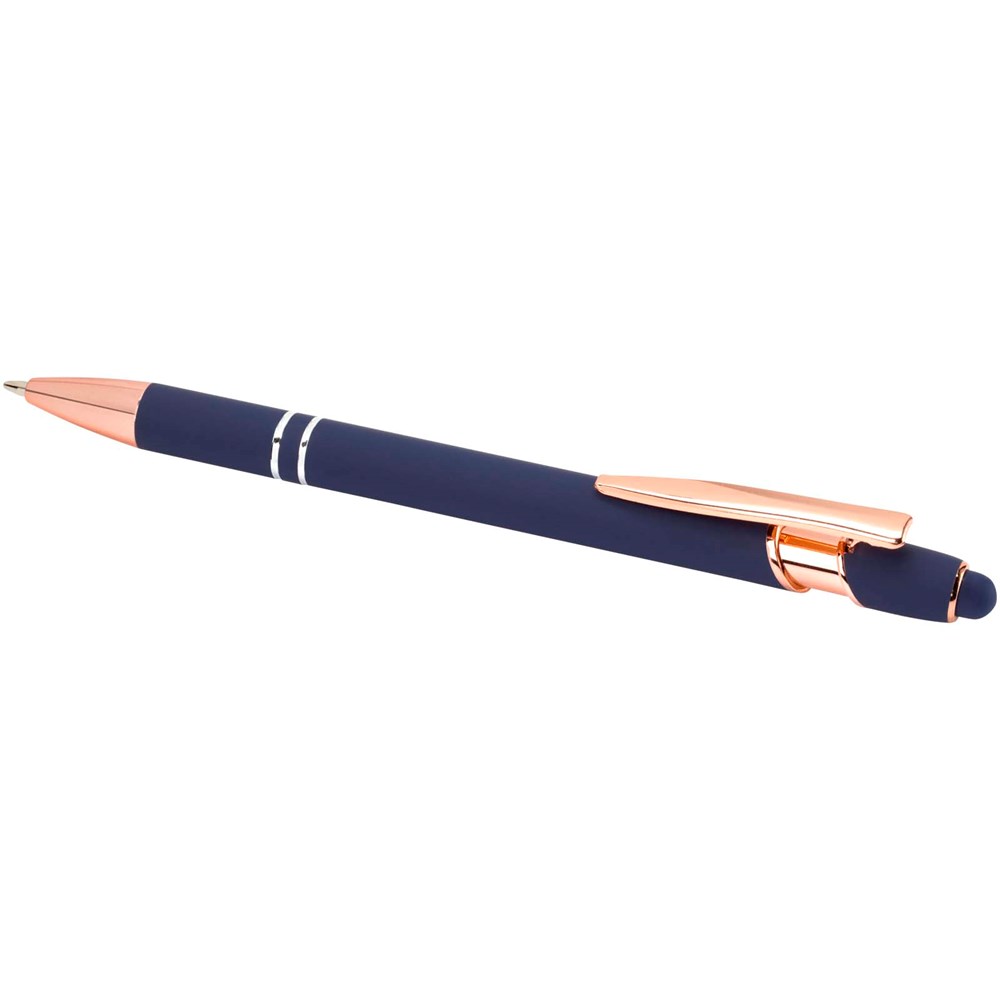 Nanna Kugelschreiber mit Roségold Finish Ozeanblau