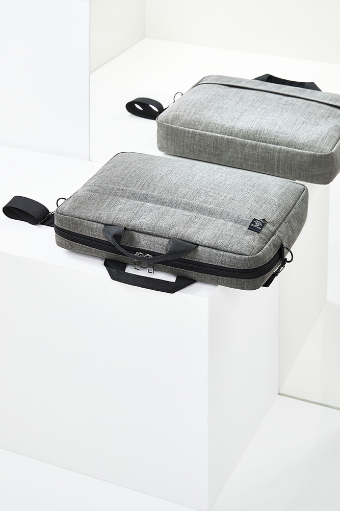 Notebook-Tasche EUROPE hellgrau meliert