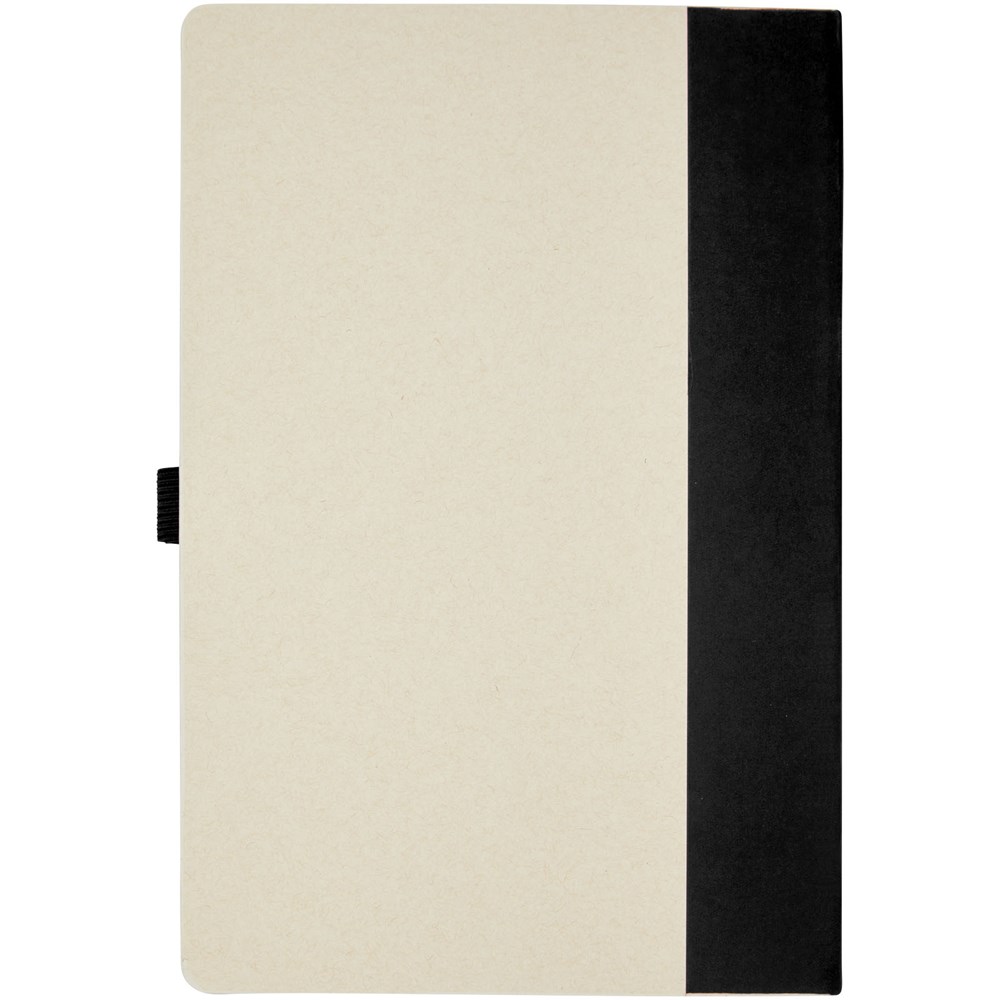 Ensemble carnet de notes format A5 et stylo bille, à partir de briques de lait recyclées, Dairy Dream noir