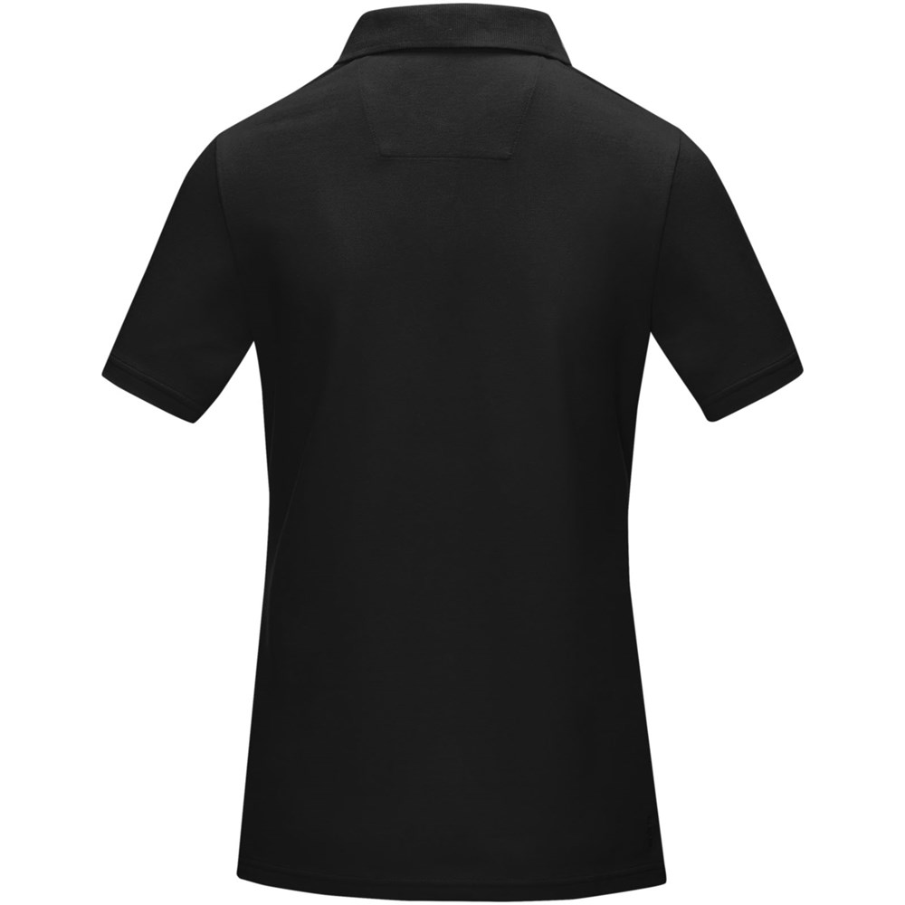 Polo Graphite bio manches courtes femme Noir