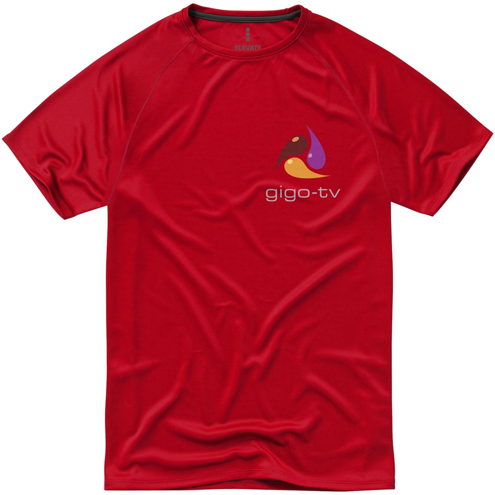 T-shirt cool fit manches courtes homme Niagara rouge