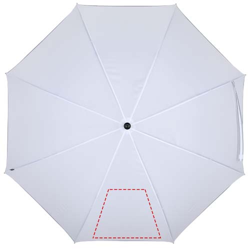 Parapluie Norman 76 cm en RPET résistant au vent blanc