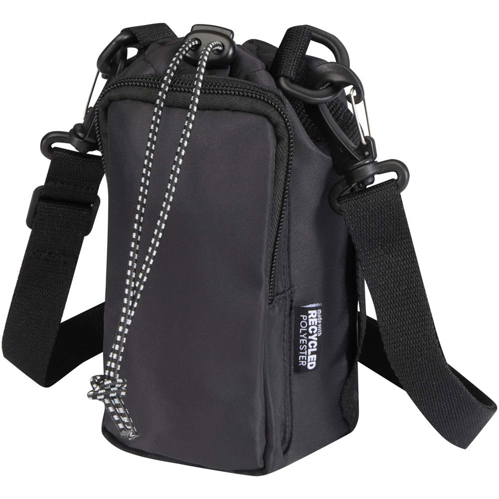 Trip Aware™ Recycelte Reisetasche für Flaschen 2 L schwarz