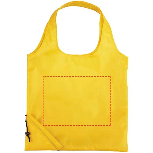 Bungalow faltbare Polyester Tragetasche 7L gelb