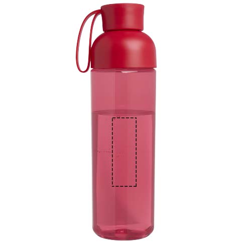 Illuminate 600 ml RPET-Wasserflasche rot