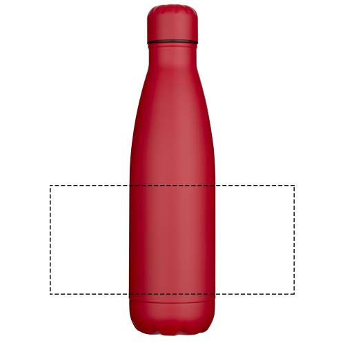 Bouteille d’eau Cove de 750 ml en acier inoxydable recyclé certifié RCS à simple paroi rouge