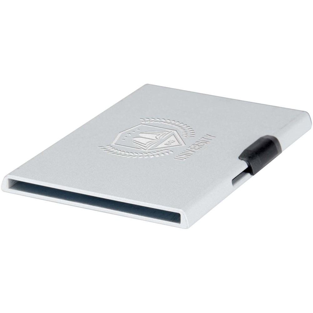 Porte-carte RFID magnétique SMART RCS argenté
