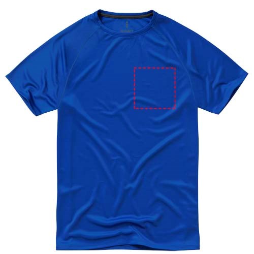 T-shirt cool fit manches courtes homme Niagara bleu