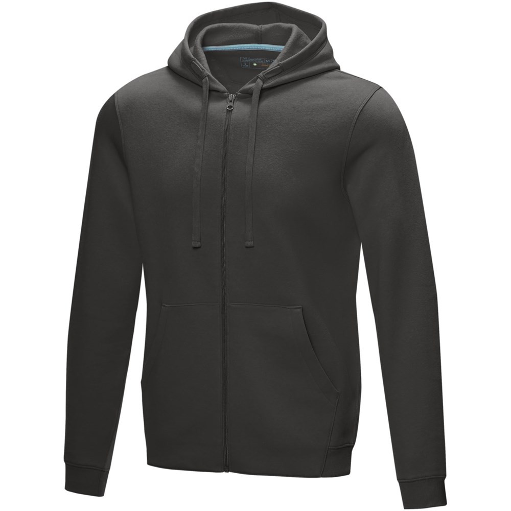 Ruby Hoodie mit durchgehendem Reissverschluss aus Bio-Material für Herren