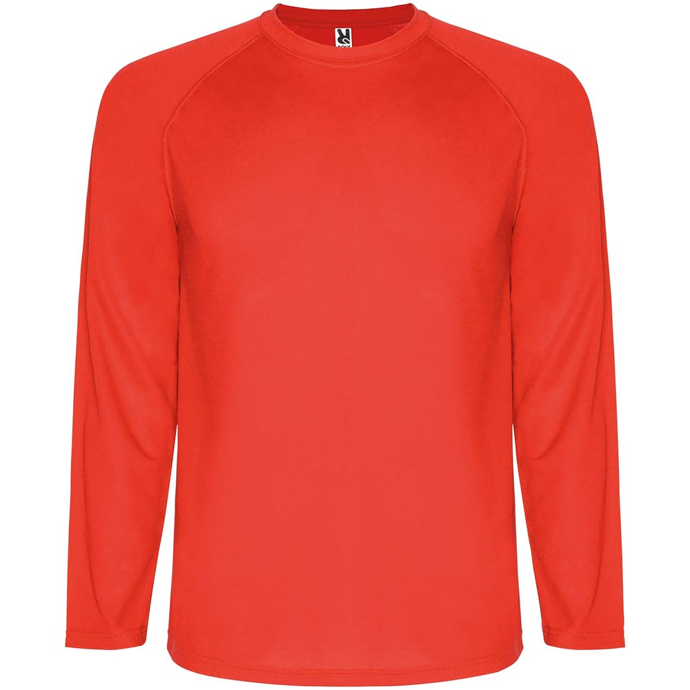 Montecarlo Langarm Sport-Shirt für Männer rot