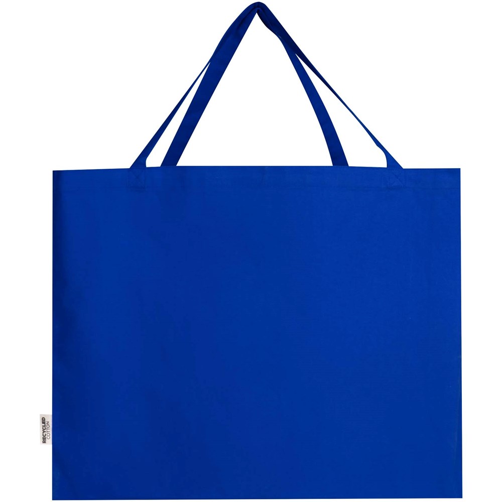 Odessa 220 g/m² Baumwoll Tragetasche aus GRS recycelter Baumwolle 40L royalblau