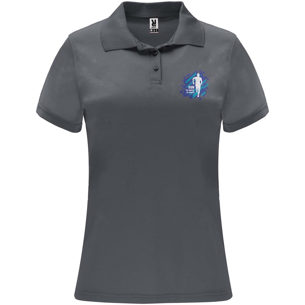 Polo sport Monzha à manches courtes pour femme Lead