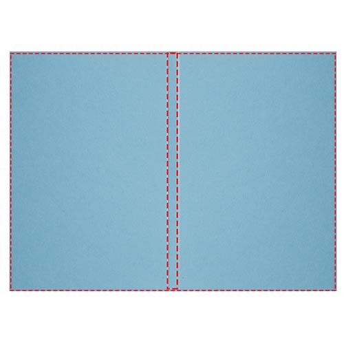 Novella Austen A6 Softcover Notizbuch aus Recyclingmaterial – 100 Blatt blau