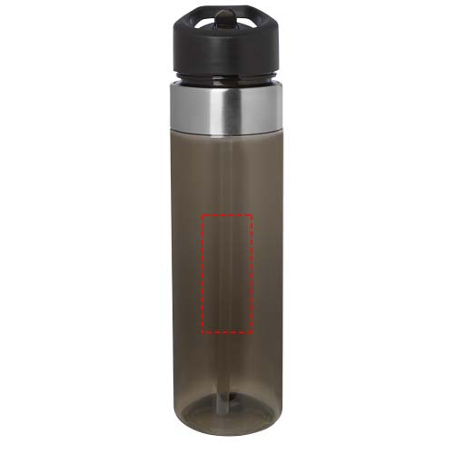 Bouteille avec couvercle à bec verseur Dylan Tritan de 650 ml gris
