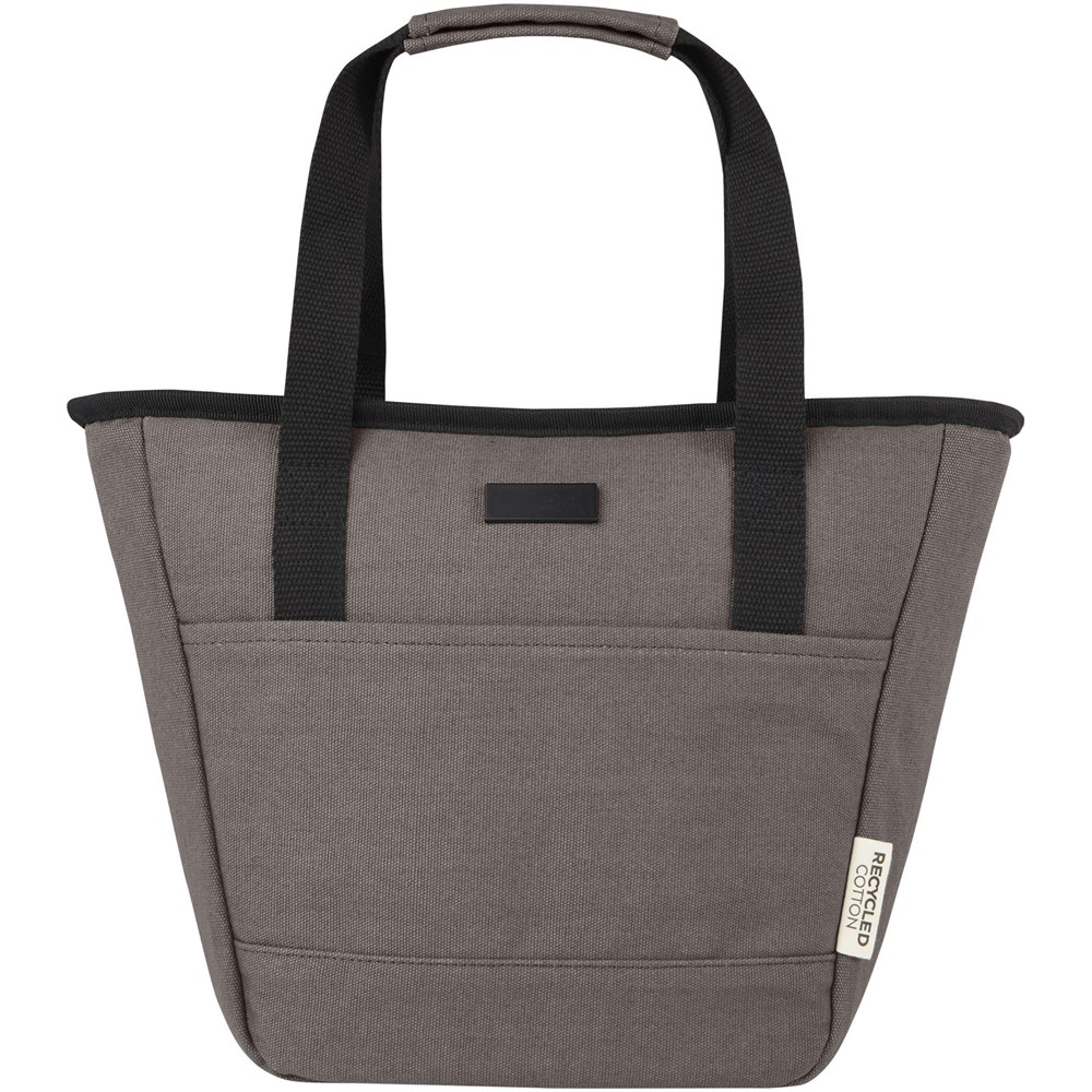 Joey GRS-recycelte Canvas Lunch Kühltasche 6 L für 9 Dosen grau