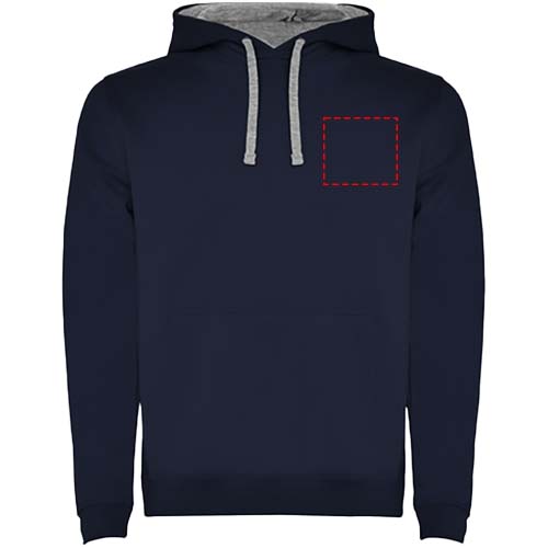 Sweat à capuche Urban pour homme Navy Blue, Marl Grey