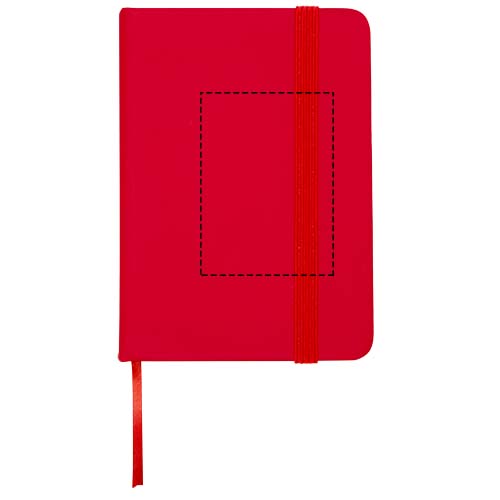 Carnet à couverture rigide Spectrum A7 rouge