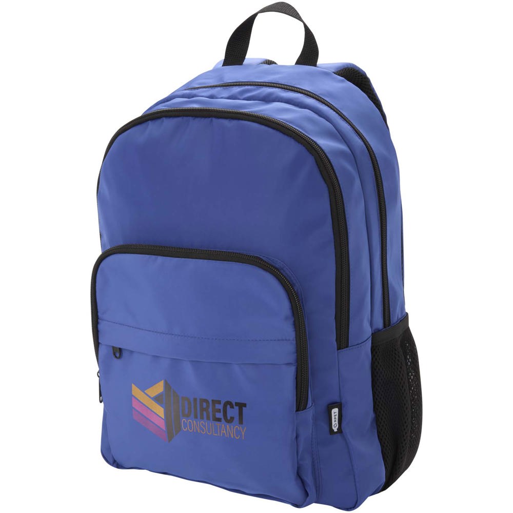Sac à dos pour ordinateur portable 15'' Trend Plus recyclé certifié GRS de 20L Bleu royal