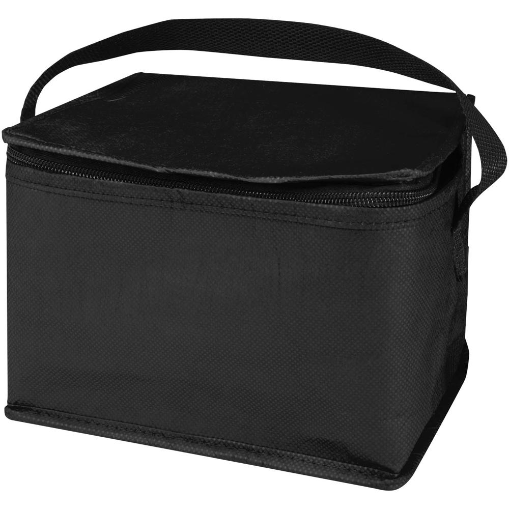 Spectrum Kühltasche aus recyceltem GRS Non Woven für 6 Dosen 4 L schwarz
