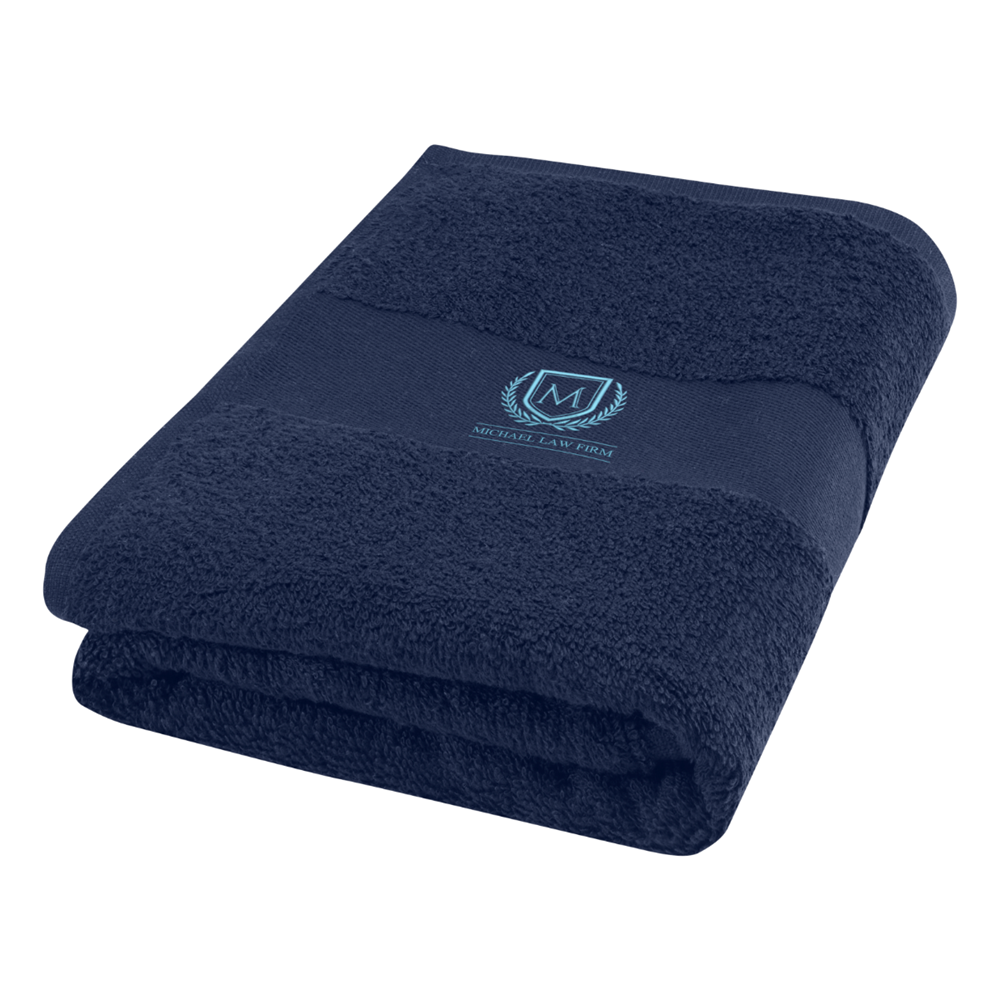 Handtuch 50 x 100 cm Baumwolle navy