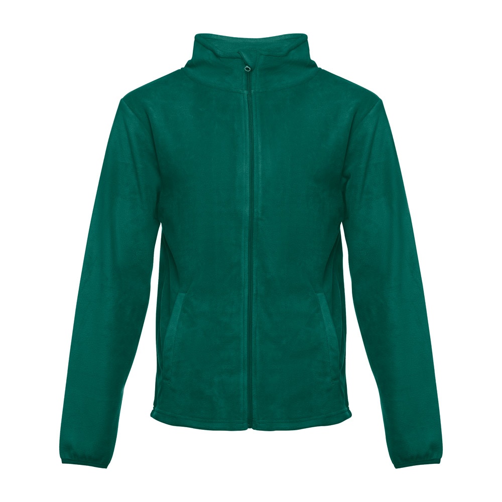THC HELSINKI Herren-Fleecejacke aus Polyester dunkelgrün